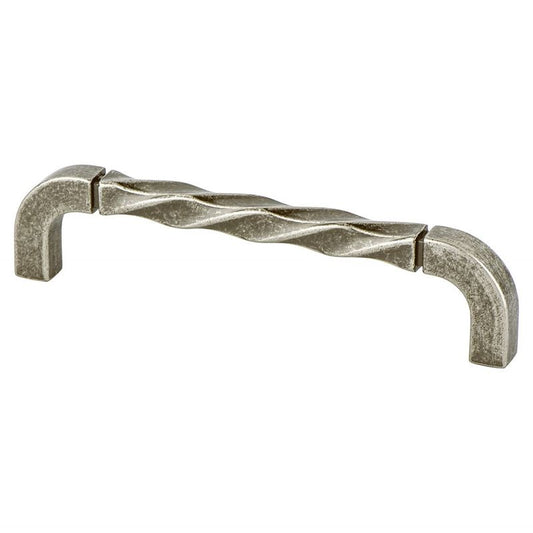 5.44" Artisan Twisted Pull in Weathered Nickel from Rhapsody Collection