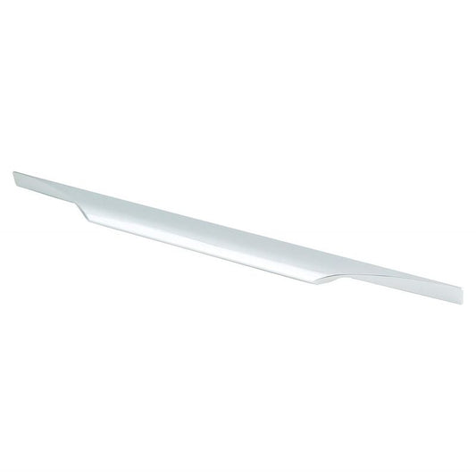 15.38" Contemporary Flat Pull in Polished Chrome from Silhouette Collection