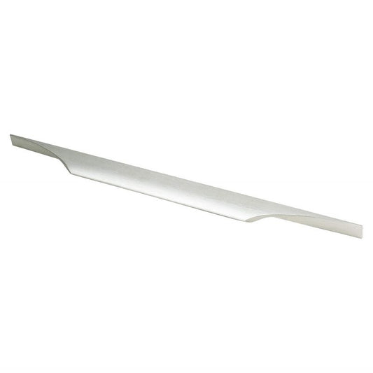 15.38" Contemporary Flat Pull in Stainless Steel from Silhouette Collection