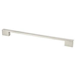 13' Contemporary Flat Pull in Brushed Nickel from Skyline Collection