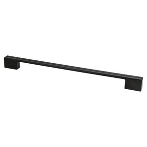 13' Contemporary Flat Pull in Matte Black from Skyline Collection
