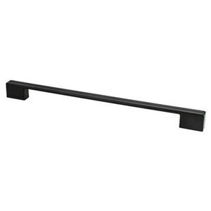 13' Contemporary Flat Pull in Matte Black from Skyline Collection