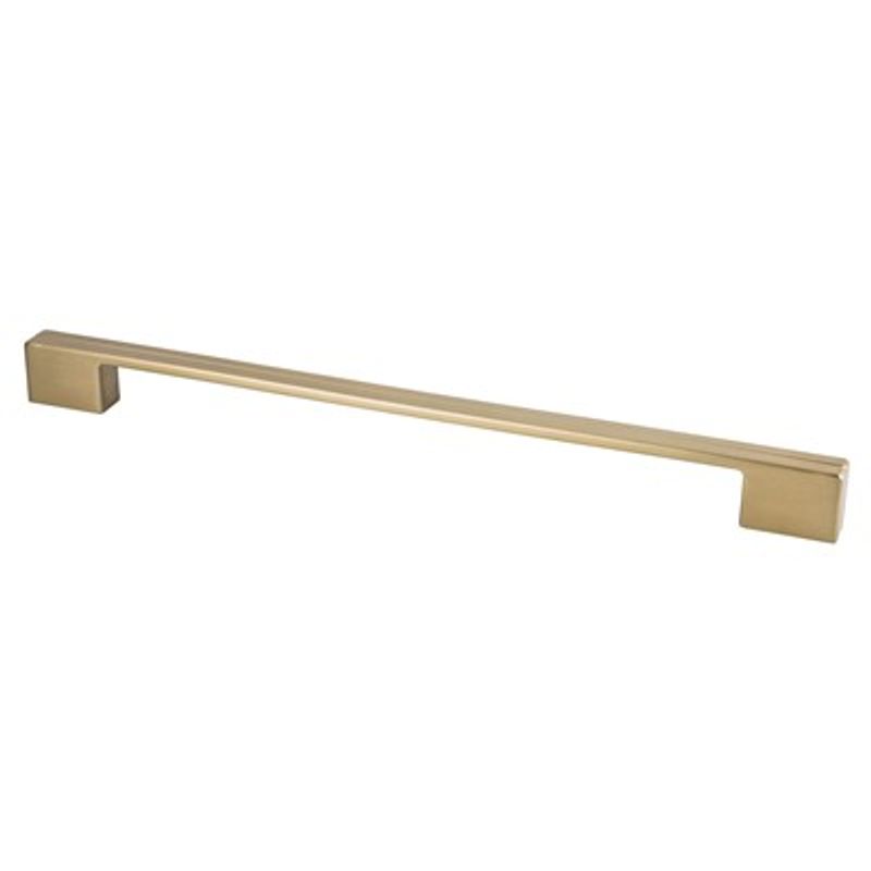 13' Contemporary Flat Pull in Modern Brushed Gold from Skyline Collection
