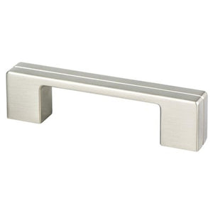 4.19' Contemporary Flat Pull in Brushed Nickel from Skyline Collection