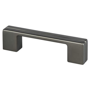 4.19' Contemporary Flat Pull in Slate from Skyline Collection