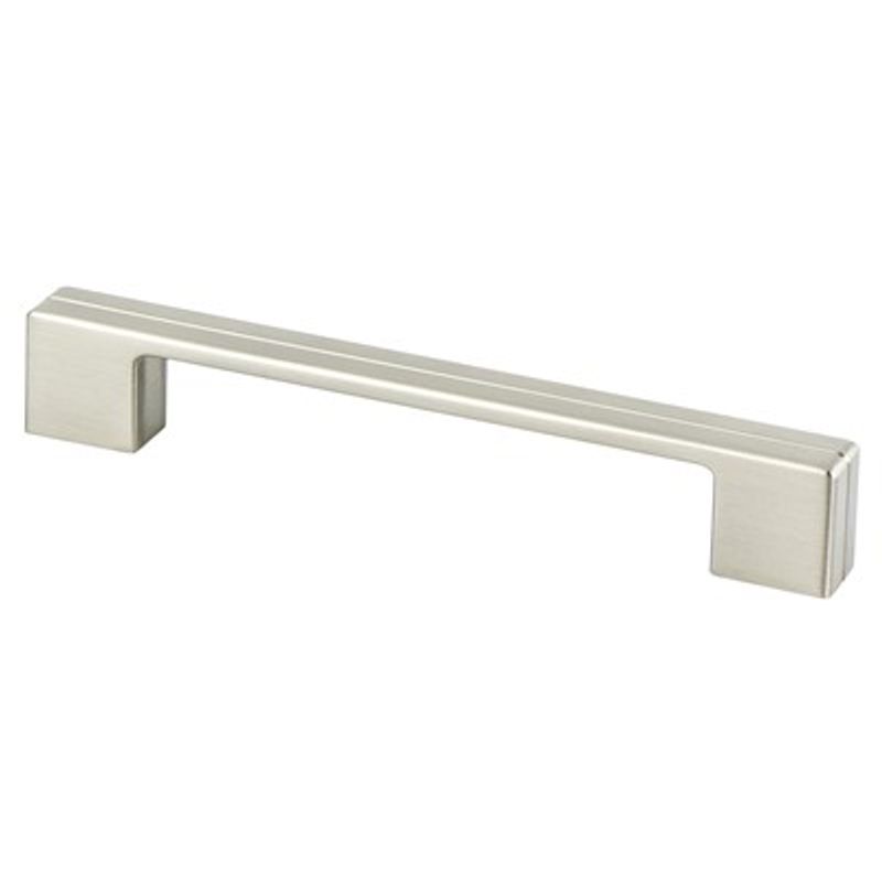 6.69' Contemporary Flat Pull in Brushed Nickel from Skyline Collection