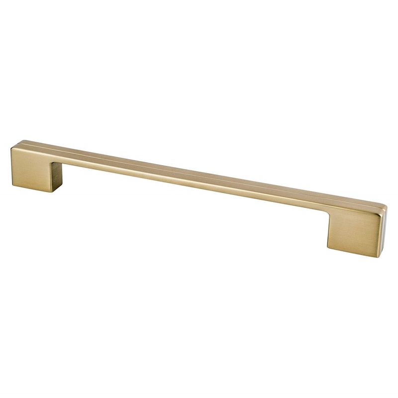 9.25' Contemporary Flat Pull in Modern Brushed Gold from Skyline Collection