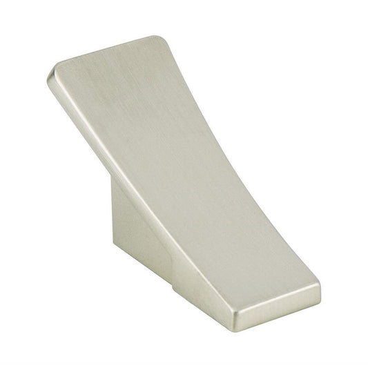 2.13" x 1" Contemporary Spade Pull in Brushed Nickel from Slide Collection