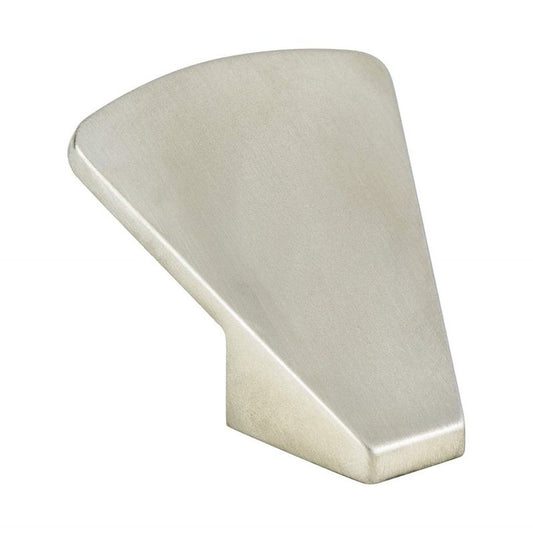 2.13" x 2" Contemporary Spade Pull in Brushed Nickel from Slide Collection