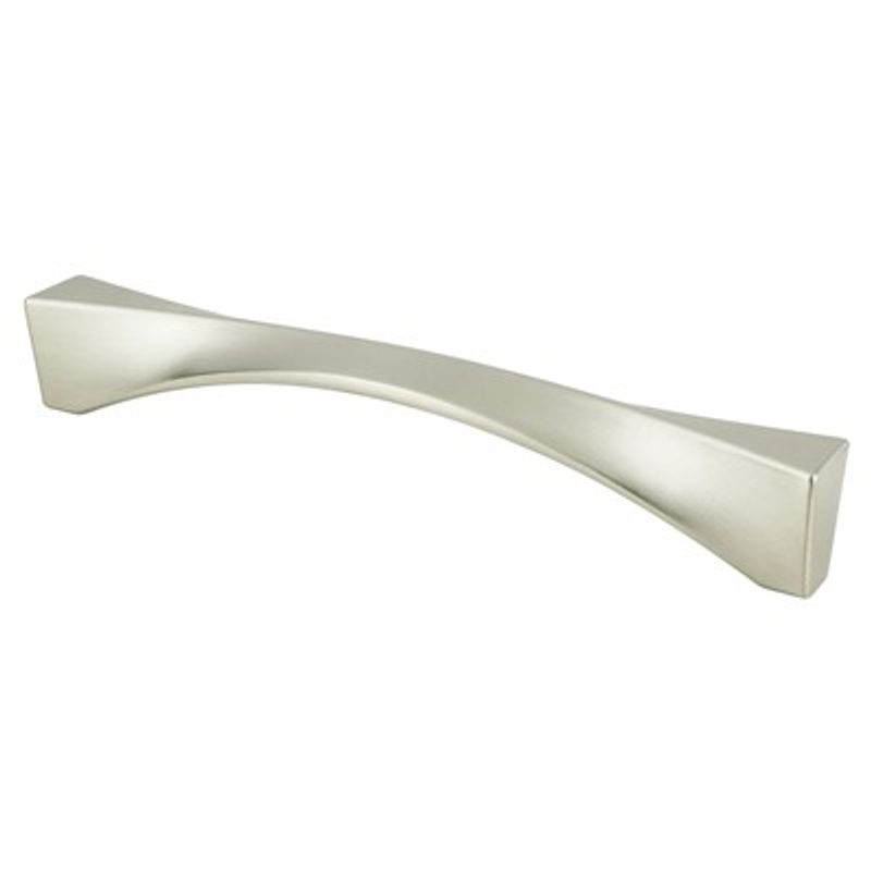 6.69' Contemporary Twisted Pull in Brushed Nickel