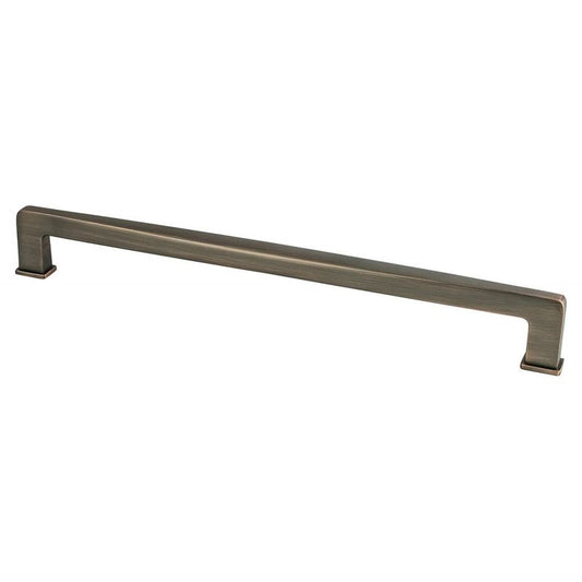 12.63" Transitional Modern Appliance Pull in Verona Bronze from Subtle Surge Collection