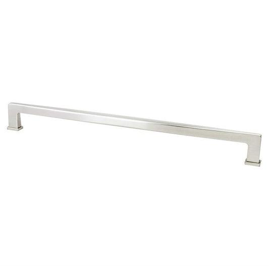 18.44" Transitional Modern Appliance Pull in Brushed Nickel from Subtle Surge Collection