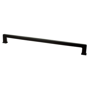 18.44' Transitional Modern Appliance Pull in Matte Black from Subtle Surge Collection