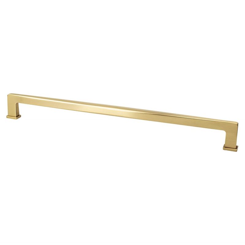 18.44' Transitional Modern Appliance Pull in Modern Brushed Gold from Subtle Surge Collection