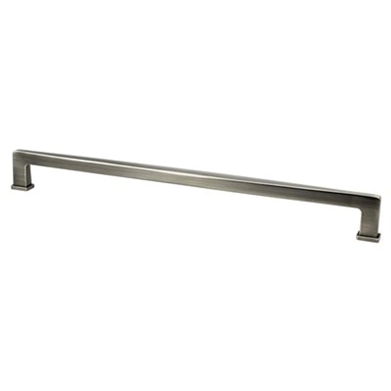 18.44' Transitional Modern Appliance Pull in Vintage Nickel from Subtle Surge Collection