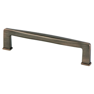 5.56' Transitional Modern Contoured Square Pull in Verona Bronze from Subtle Collection