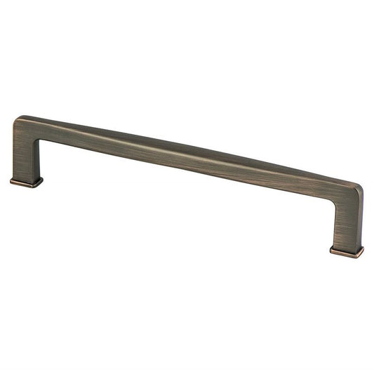 6.94" Transitional Modern Contoured Square Pull in Verona Bronze from Subtle Collection