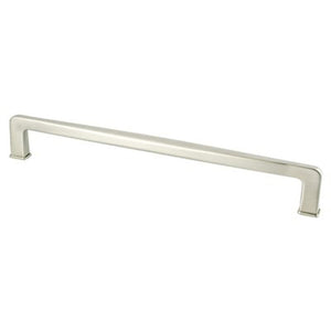 9.38' Transitional Modern Contoured Square Pull in Brushed Nickel from Subtle Collection