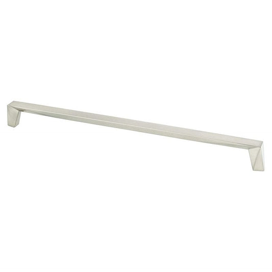 13.06" Contemporary Angular Straight Pull in Brushed Nickel from Swagger Collection