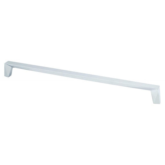 13.06" Contemporary Angular Straight Pull in Polished Chrome from Swagger Collection