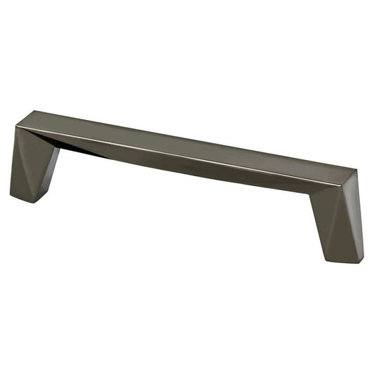 5.5" Contemporary Angular Straight Pull in Black Nickel from Swagger Collection