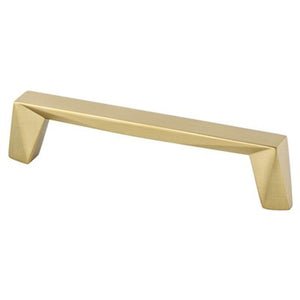 5.5' Contemporary Angular Straight Pull in Modern Brushed Gold from Swagger Collection