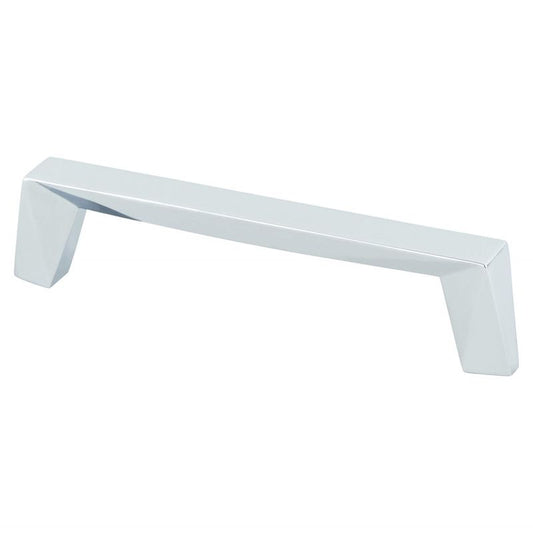 5.5" Contemporary Angular Straight Pull in Polished Chrome from Swagger Collection