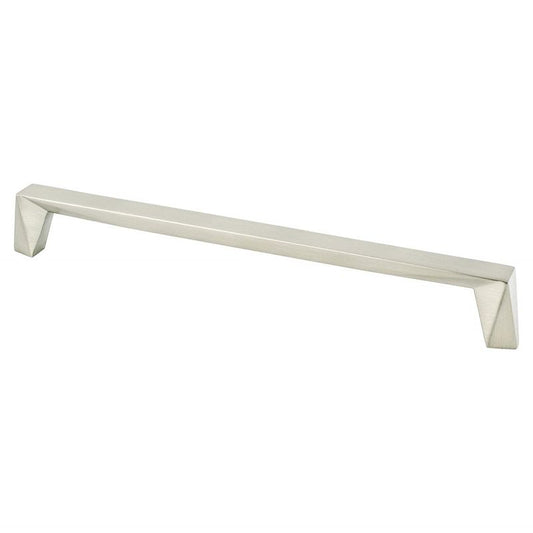 9.31" Contemporary Pull in Brushed Nickel from Intersect Collection