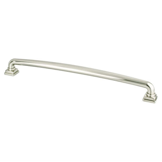 13" Traditional Appliance Pull in Brushed Nickel from Tailored Collection