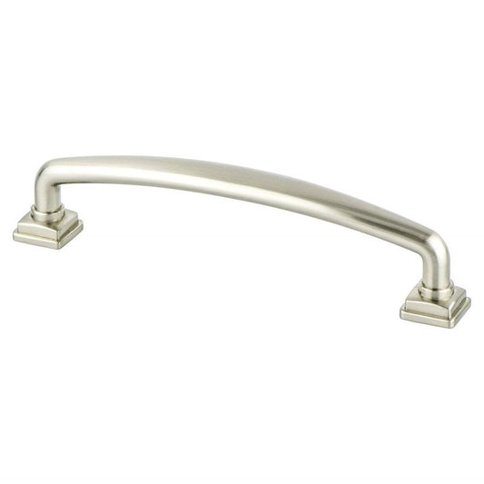 5.75" Traditional Round Arch Pull in Brushed Nickel from Tailored Collection