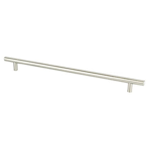 13.69' Transitional Modern Bar Pull in Brushed Nickel from Tempo Collection