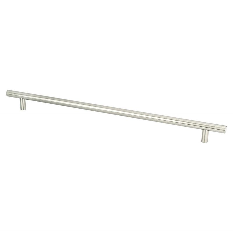 15' Transitional Modern Bar Pull in Brushed Nickel from Tempo Collection