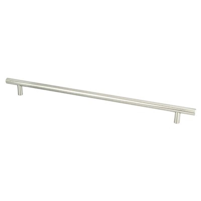 15' Transitional Modern Bar Pull in Brushed Nickel from Tempo Collection