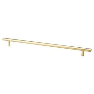 15' Transitional Modern Bar Pull in Modern Brushed Gold from Tempo Collection