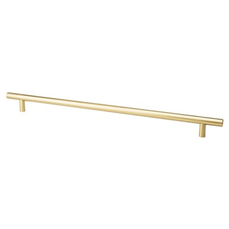 15' Transitional Modern Bar Pull in Modern Brushed Gold from Tempo Collection