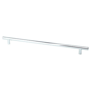 15' Transitional Modern Bar Pull in Polished Chrome from Tempo Collection