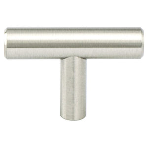 0.5' Wide Transitional Modern Classic T-Bar in Brushed Nickel from Intersect Collection