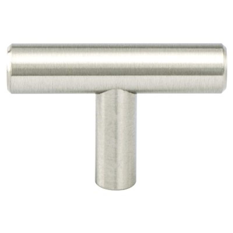 0.5' Wide Transitional Modern Classic T-Bar in Brushed Nickel from Intersect Collection