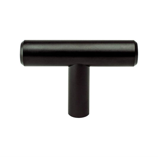 0.5" Wide Transitional Modern Classic T-Bar in Black from Tempo Collection