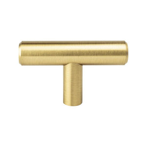 0.5' Wide Transitional Modern Classic T-Bar in Modern Brushed Gold from Tempo Collection