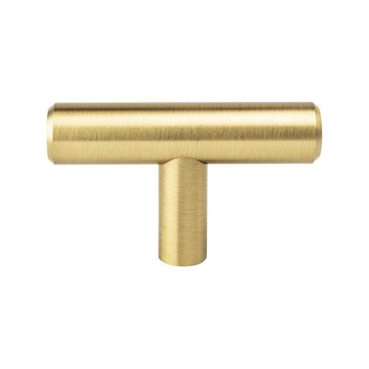 0.5" Wide Transitional Modern Classic T-Bar in Modern Brushed Gold from Tempo Collection