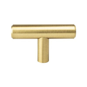 0.5' Wide Transitional Modern Classic T-Bar in Modern Brushed Gold from Tempo Collection