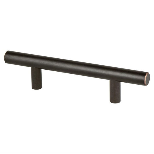 5.31" Transitional Modern Bar Pull in Verona Bronze from Intersect Collection