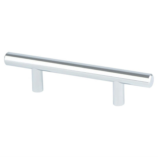 5.31" Transitional Modern Bar Pull in Polished Chrome from Tempo Collection