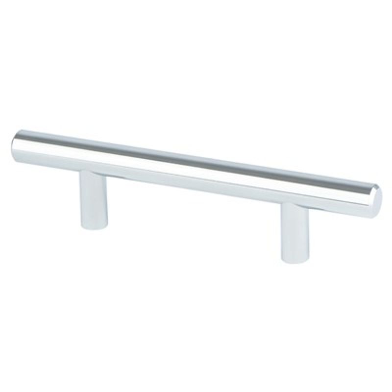 5.31' Transitional Modern Bar Pull in Polished Chrome from Tempo Collection