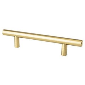 6.13' Transitional Modern Bar Pull in Modern Brushed Gold from Tempo Collection