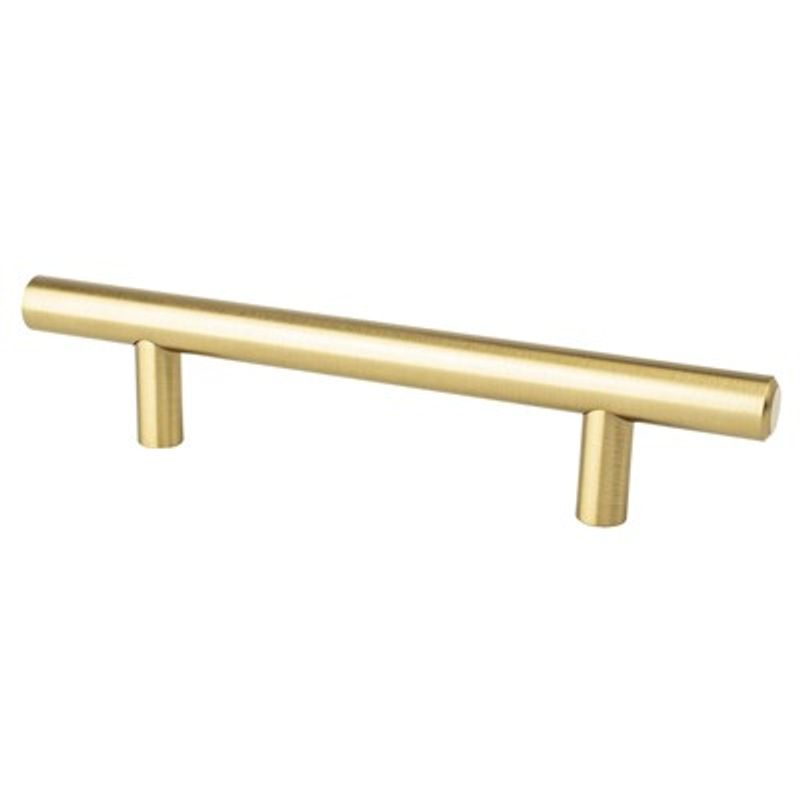 6.13' Transitional Modern Bar Pull in Modern Brushed Gold from Tempo Collection