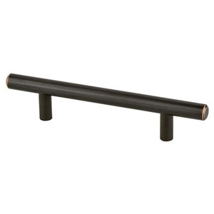 6.13' Transitional Modern Bar Pull in Verona Bronze from Tempo Collection