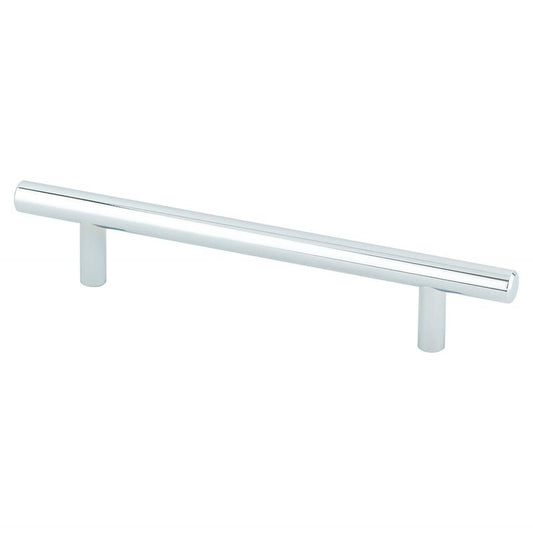 7.38" Transitional Modern Bar Pull in Polished Chrome from Tempo Collection