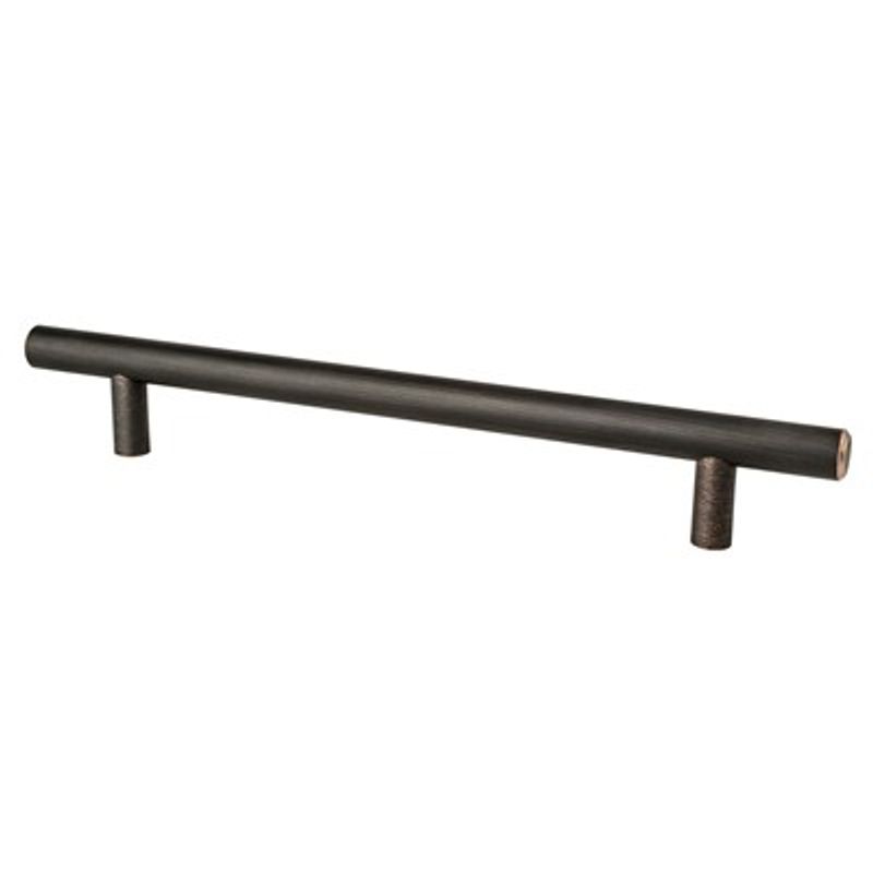 8.69' Transitional Modern Bar Pull in Verona Bronze from Tempo Collection